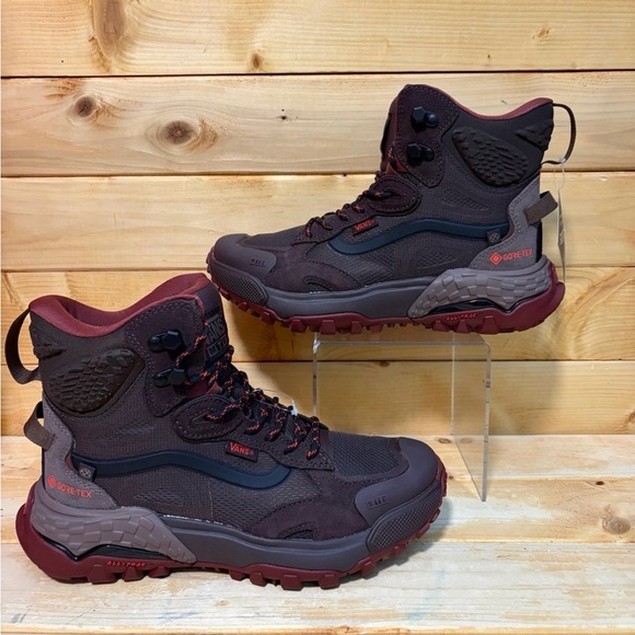 New Vans Crestline MTE GORE-TEX Waterproof Boots Chocolate Brown - Mens 7 - Picture 2 of 7